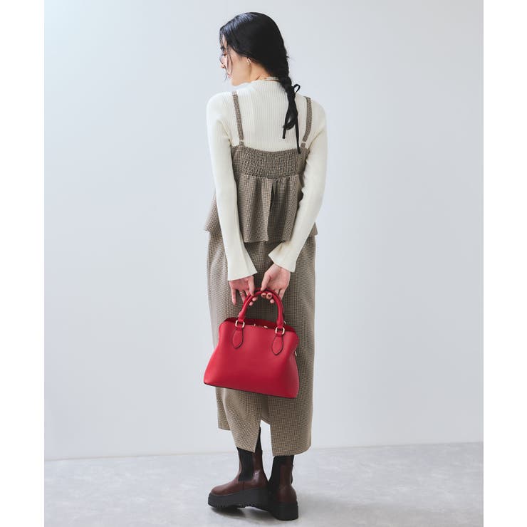 ウーリッシュ ペプラム切替キャミワンピース | VIS  | 詳細画像3 