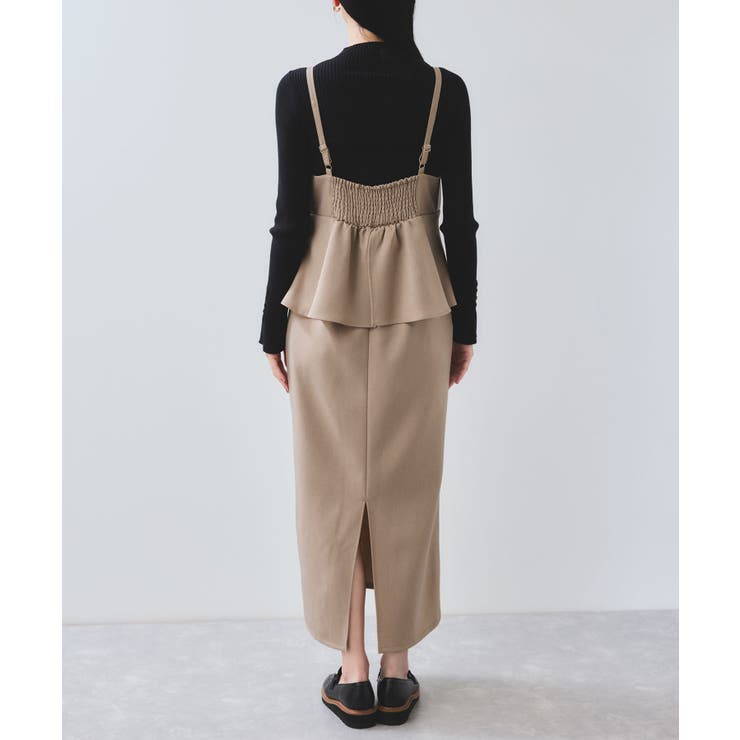 ウーリッシュ ペプラム切替キャミワンピース | VIS  | 詳細画像31 