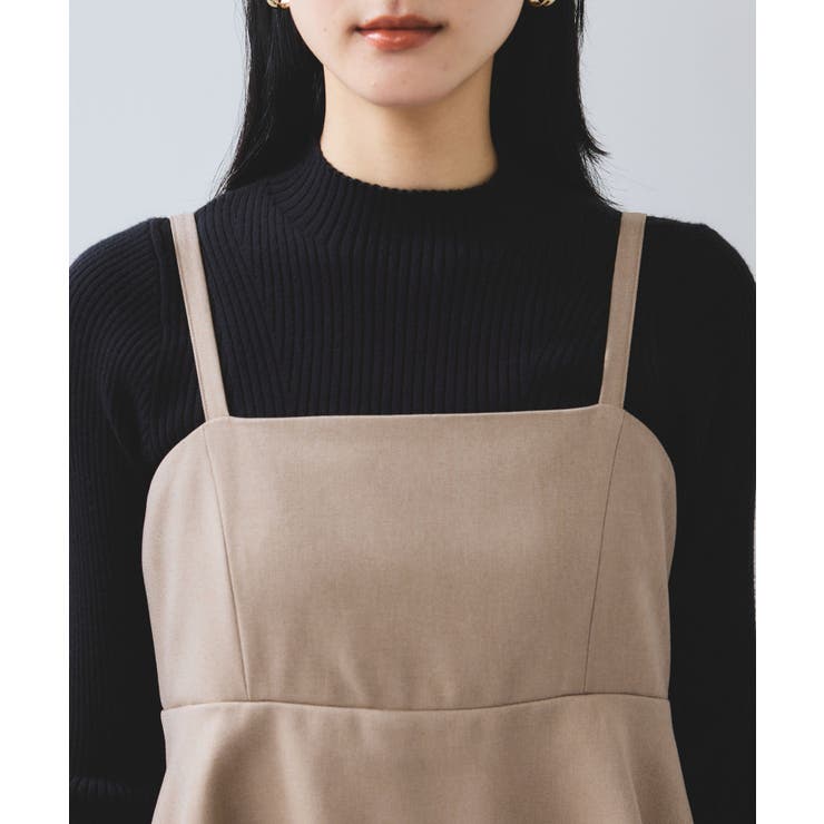 ウーリッシュ ペプラム切替キャミワンピース | VIS  | 詳細画像32 