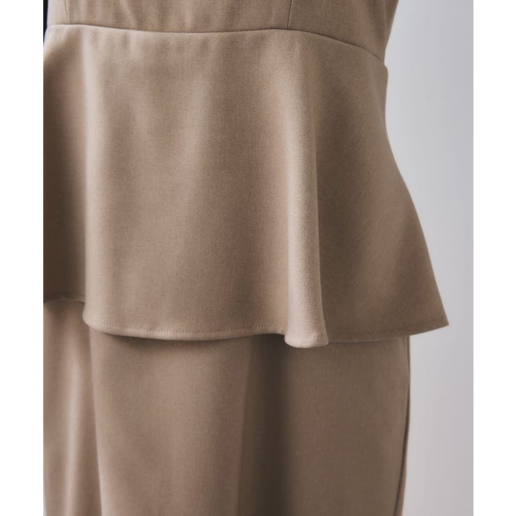 ウーリッシュ ペプラム切替キャミワンピース | VIS  | 詳細画像34 