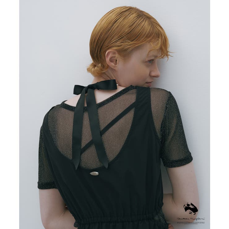 BREAKFAST AT TIFFANY ノースリーブロングワンピース | VIS  | 詳細画像5 