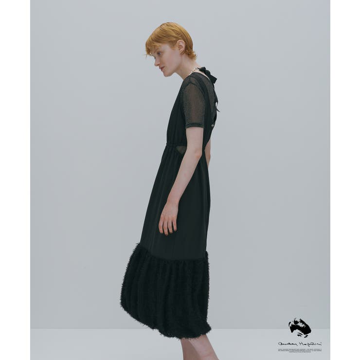 BREAKFAST AT TIFFANY ノースリーブロングワンピース | VIS  | 詳細画像6 