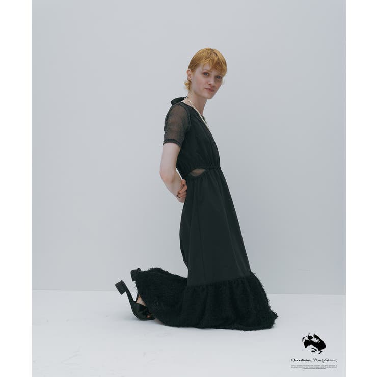 BREAKFAST AT TIFFANY ノースリーブロングワンピース | VIS  | 詳細画像9 