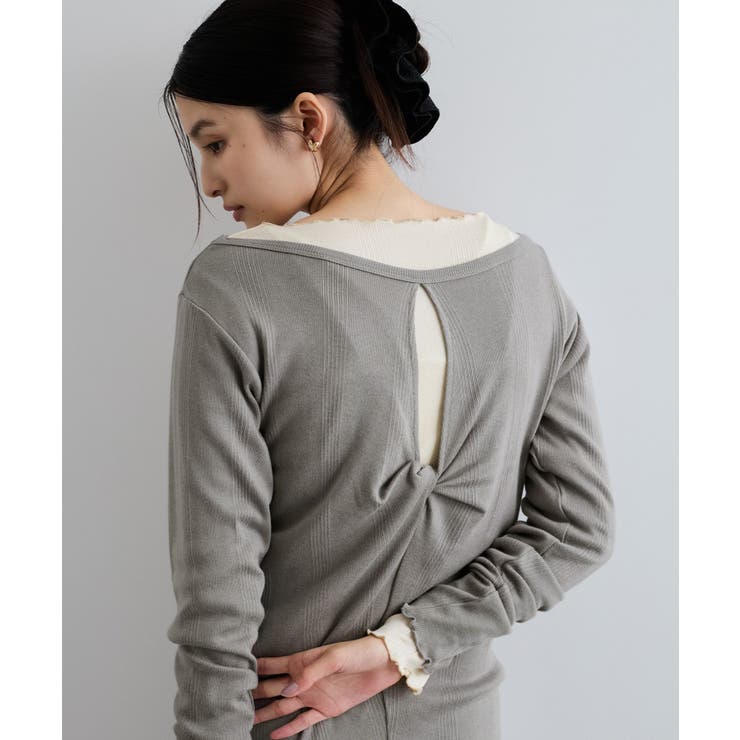 【Miller】VIS別注モデルバックオープンカットワンピース【洗える】 | VIS  | 詳細画像6 