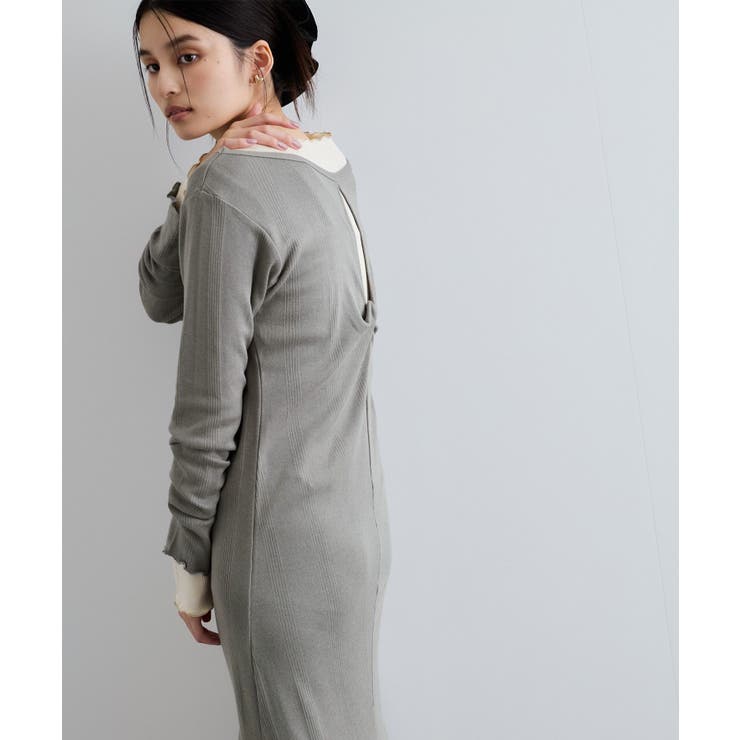 【Miller】VIS別注モデルバックオープンカットワンピース【洗える】 | VIS  | 詳細画像9 