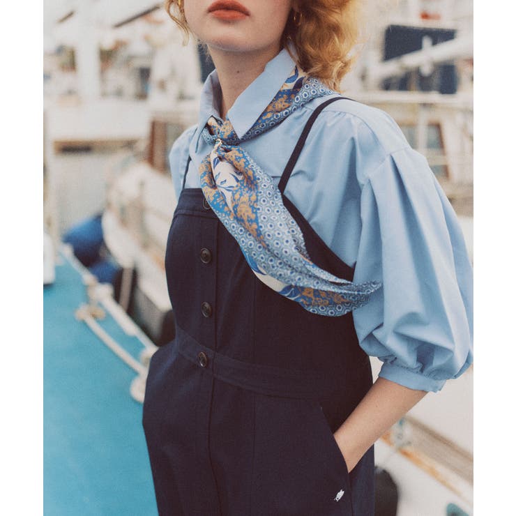 【POLO BCS】VIS別注フロントボタンツイルワンピース | VIS  | 詳細画像7 