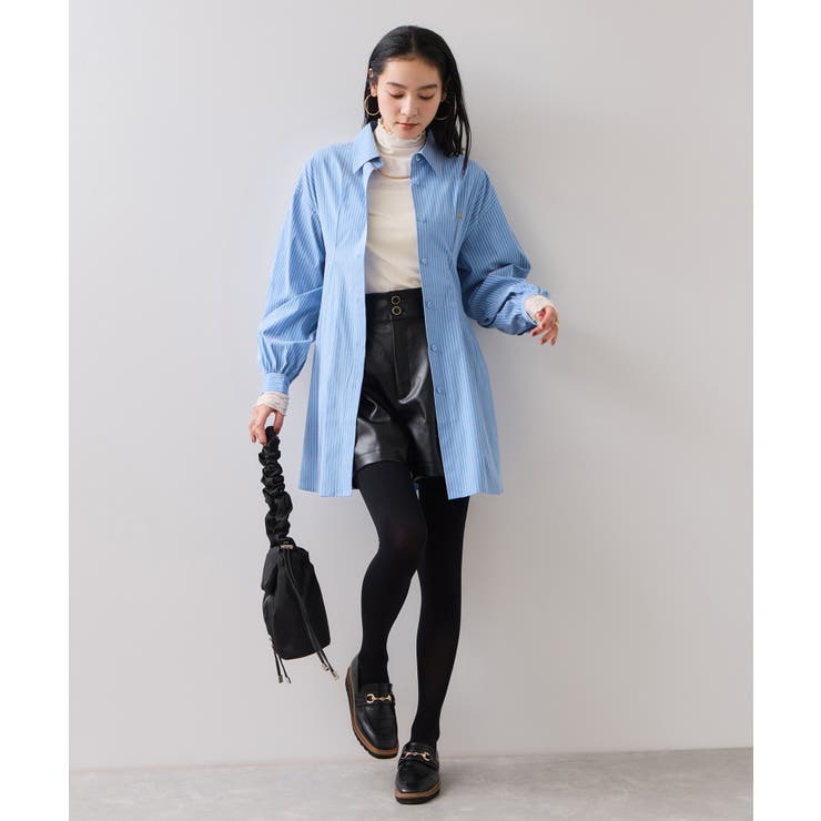 【POLO BCS】VIS別注ウエストタックフレアワンピース/WEB限定 | VIS  | 詳細画像14 