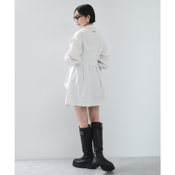 【POLO BCS】VIS別注ウエストタックフレアワンピース/WEB限定 | VIS  | 詳細画像19 