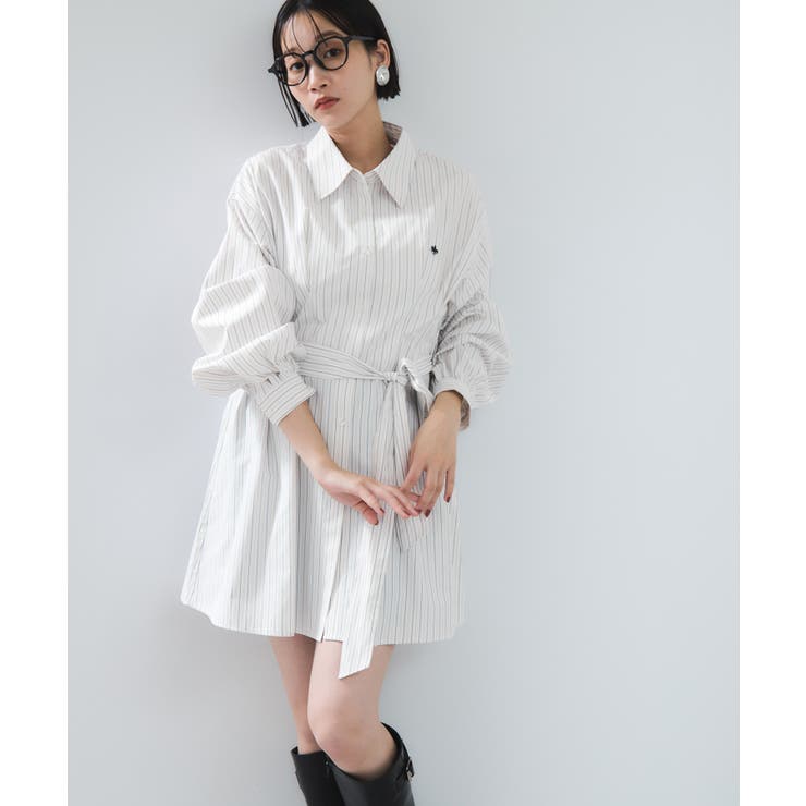 【POLO BCS】VIS別注ウエストタックフレアワンピース/WEB限定 | VIS  | 詳細画像20 