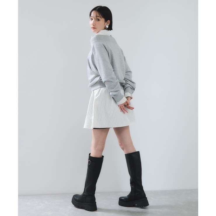 【POLO BCS】VIS別注ウエストタックフレアワンピース/WEB限定 | VIS  | 詳細画像23 