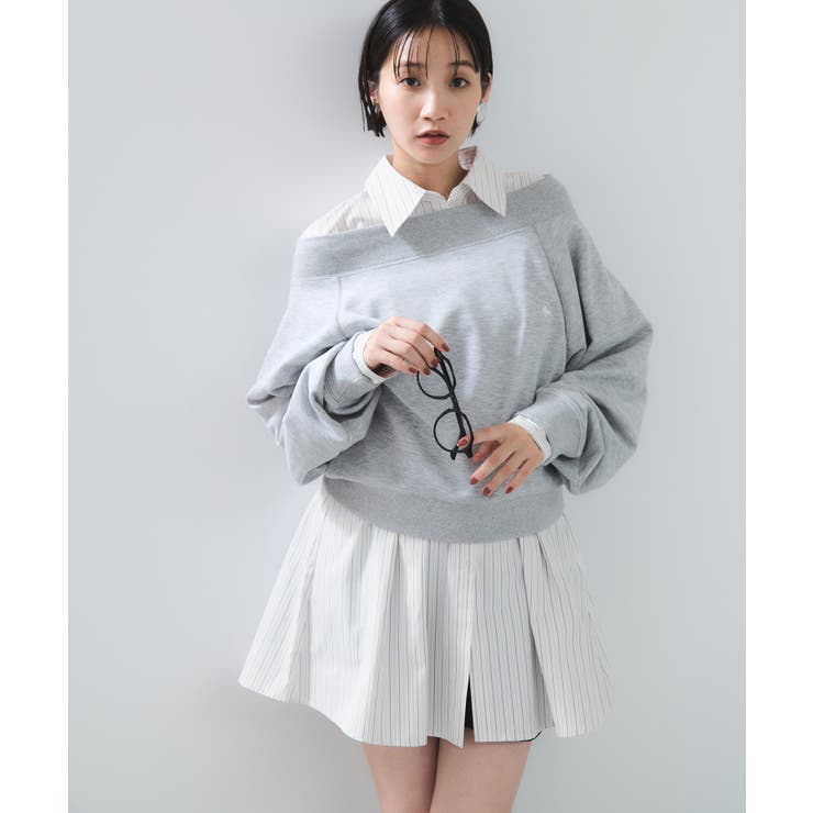 【POLO BCS】VIS別注ウエストタックフレアワンピース/WEB限定 | VIS  | 詳細画像24 