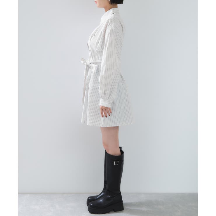 【POLO BCS】VIS別注ウエストタックフレアワンピース/WEB限定 | VIS  | 詳細画像26 