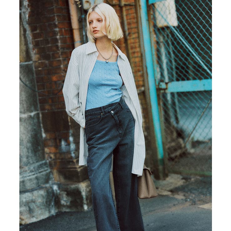 【POLO BCS】VIS別注ウエストタックフレアワンピース/WEB限定 | VIS  | 詳細画像5 