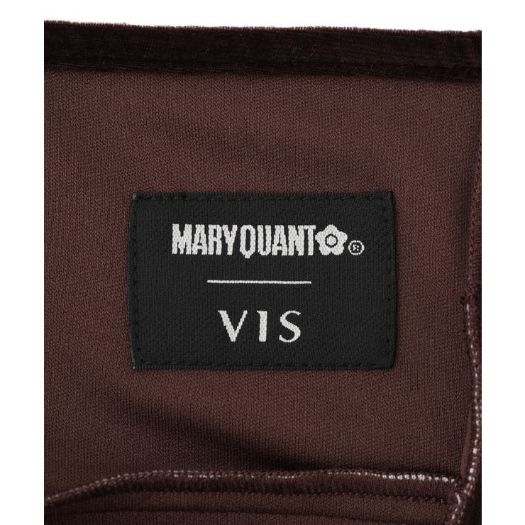 【MARY QUANT×VIS】チェックベロアドレープキャミワンピース | VIS  | 詳細画像19 