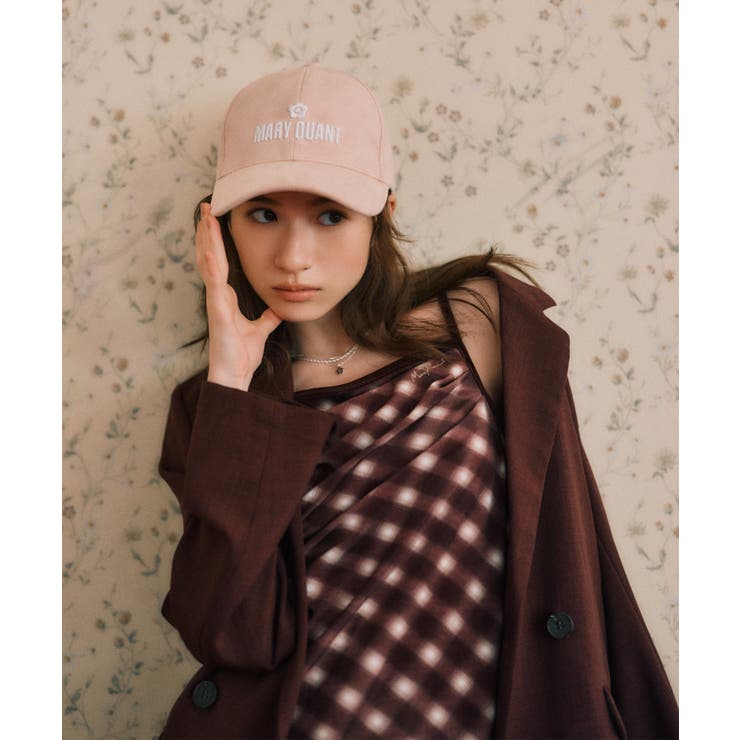 【MARY QUANT×VIS】チェックベロアドレープキャミワンピース | VIS  | 詳細画像6 