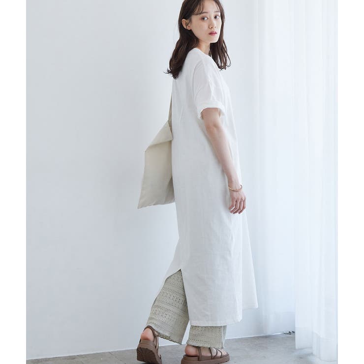 Usaコットン ポケット付きteeワンピース 品番 Visw Vis ビス のレディースファッション通販 Shoplist ショップリスト