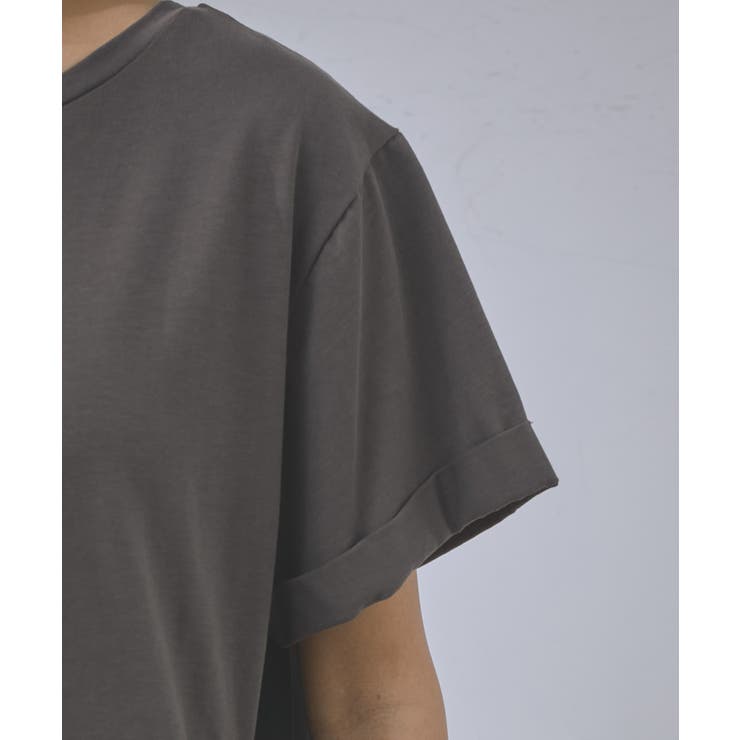 【WEB限定】異素材コンビ配色バックティアードTシャツワンピース | VIS  | 詳細画像14 