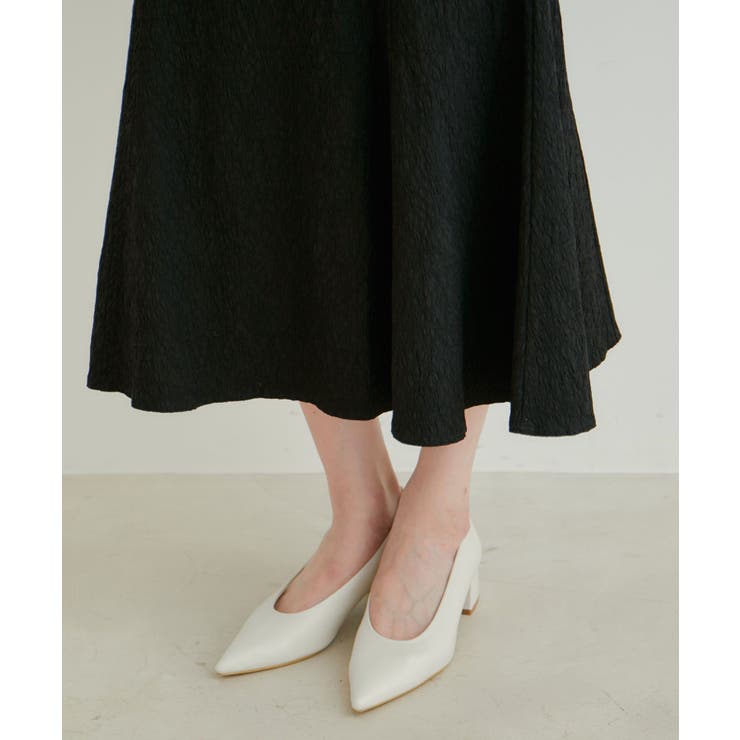 【Lady】【VIS dress】パールブラウスジャガードワンピースセット | VIS  | 詳細画像21 