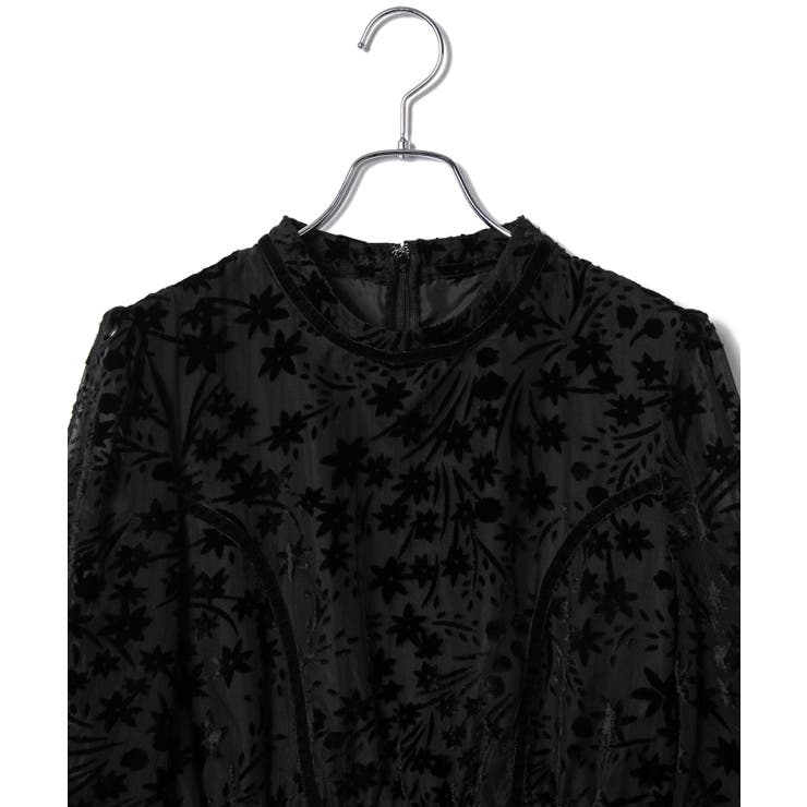 値下げ【VIS DRESS】フロッキーワンピース VISDRESS】フロッキーワンピース【低身長向けサイズ有】（ドレス