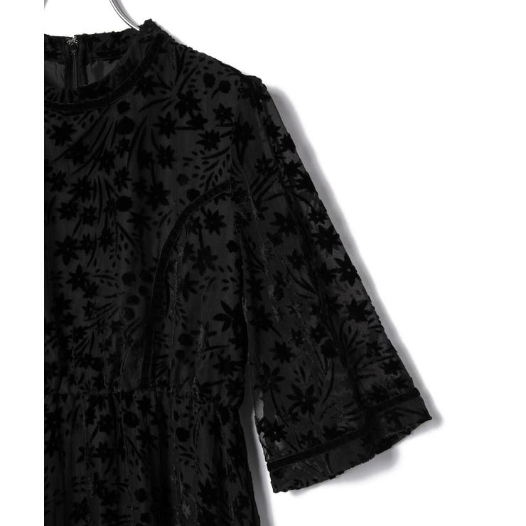 VISDRESS】フロッキーワンピース【低身長向けサイズ有】[品番