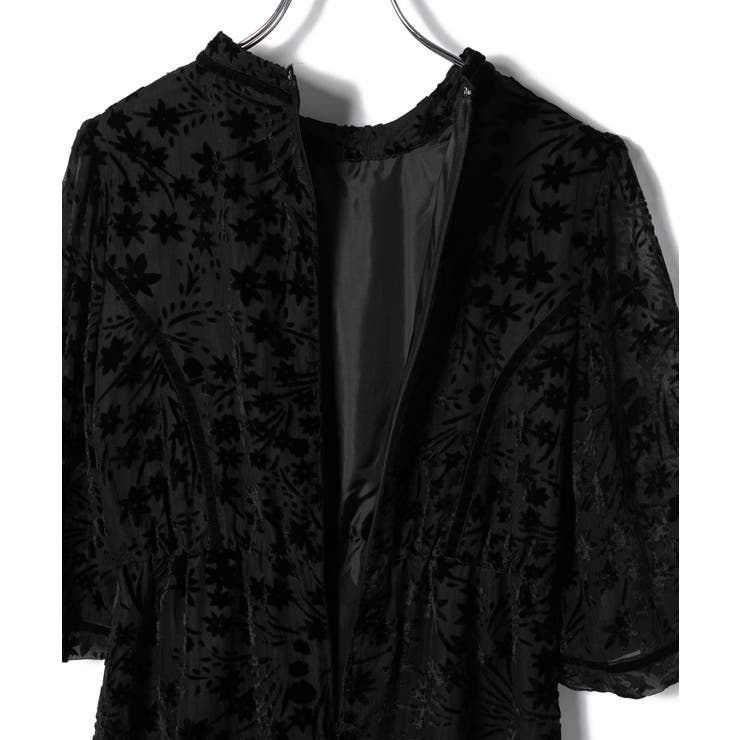 VISDRESS】フロッキーワンピース【低身長向けサイズ有】[品番