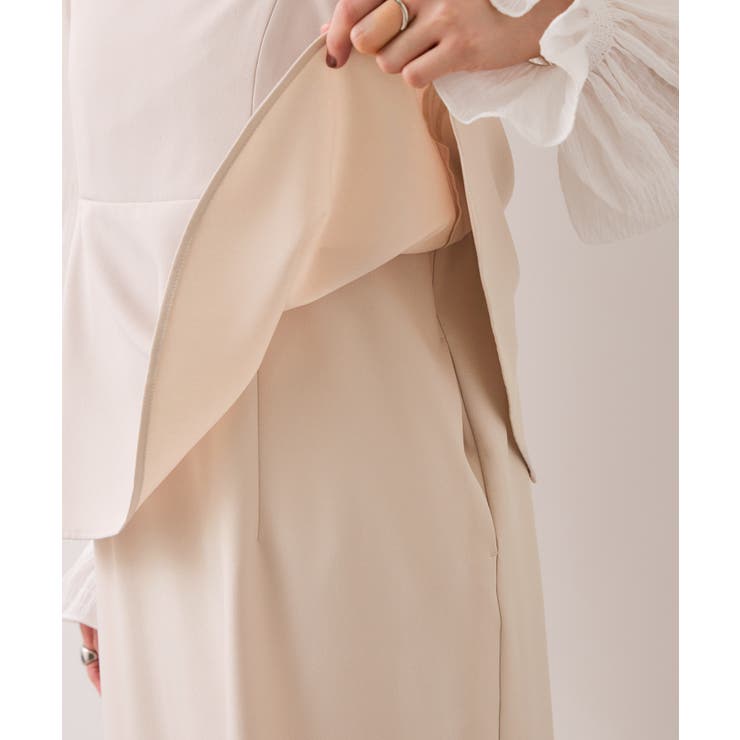 【WEB限定】美easyコンフォートツイルペプラム切替キャミワンピース イージー… | VIS  | 詳細画像24 