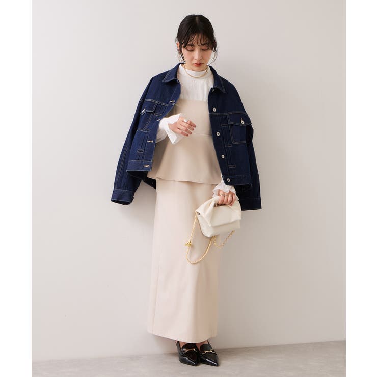 【WEB限定】美easyコンフォートツイルペプラム切替キャミワンピース イージー… | VIS  | 詳細画像5 