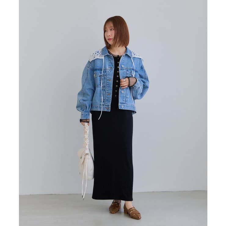 【WEB限定】チュールレイヤード風ワンピース | VIS  | 詳細画像7 