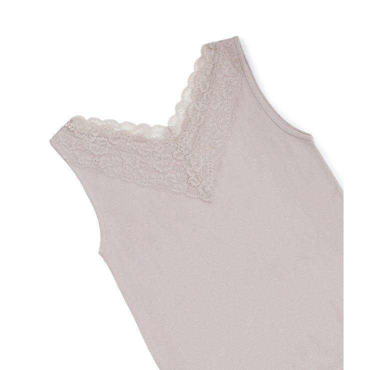 襟モチーフレーステレコvネックタンクトップ 品番 Visw Vis ビス のレディースファッション通販 Shoplist ショップリスト