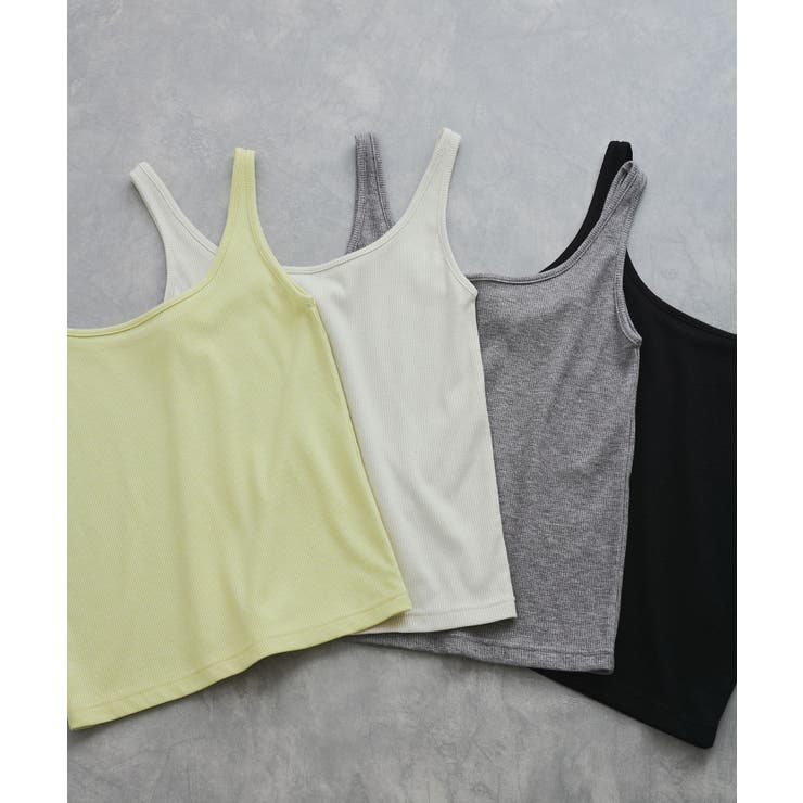 【洗える】タイニーストラップラメタンクトップ | VIS  | 詳細画像1 