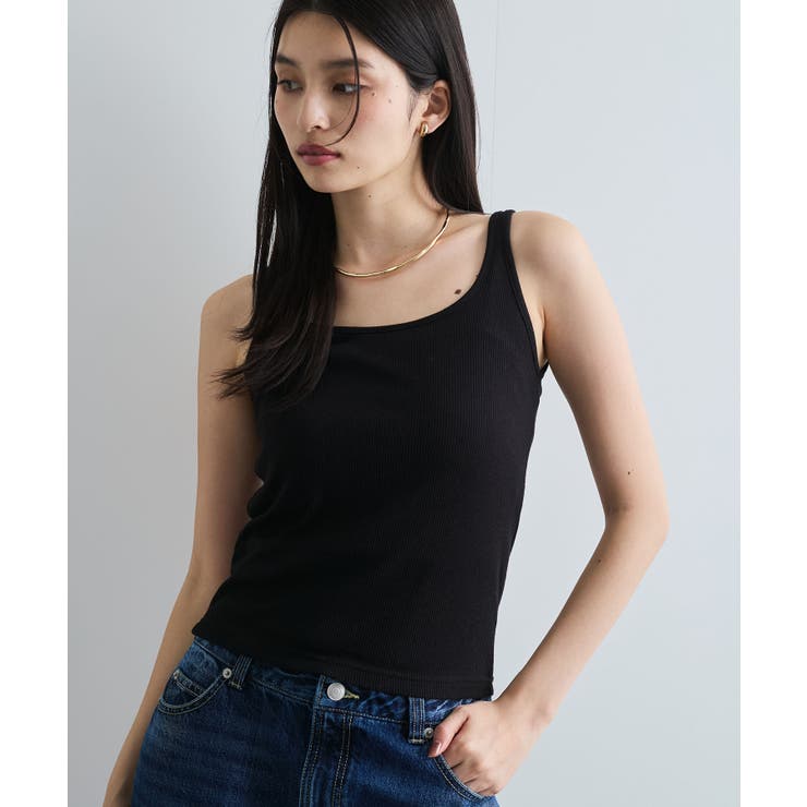 【洗える】タイニーストラップラメタンクトップ | VIS  | 詳細画像3 