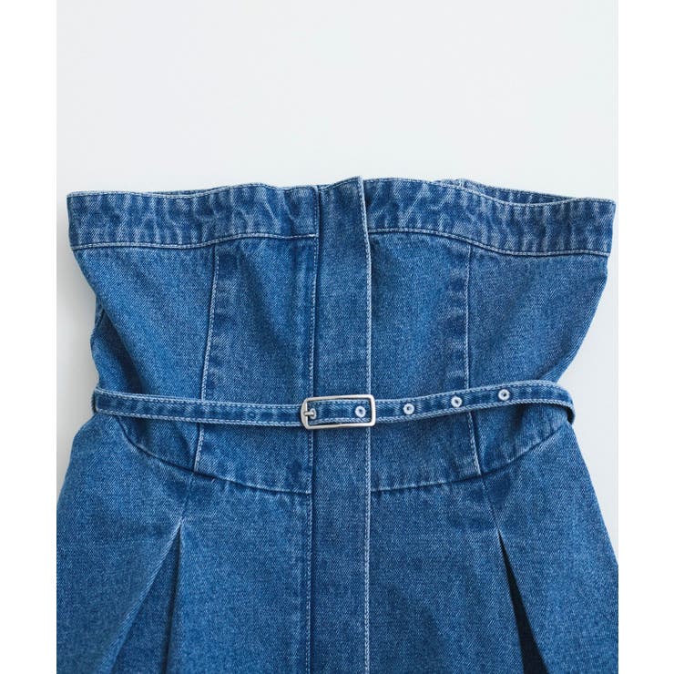 【洗える】デニムフレアベアトップ | VIS  | 詳細画像14 