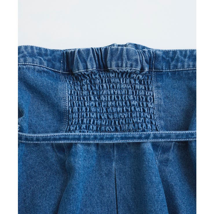 【洗える】デニムフレアベアトップ | VIS  | 詳細画像18 