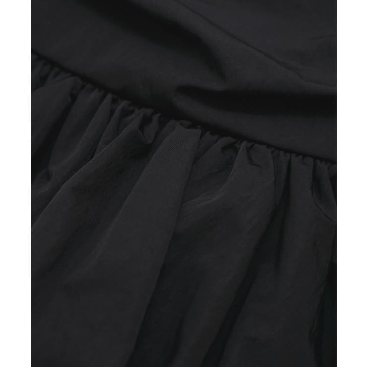 コサージュ付きバルーンナイロンビスチェ | VIS  | 詳細画像21 