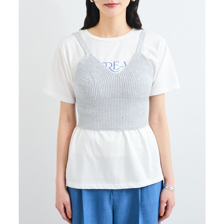 スパンコールニットビスチェ | VIS  | 詳細画像10 