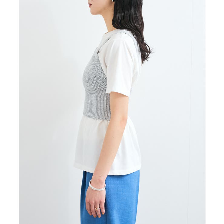 スパンコールニットビスチェ | VIS  | 詳細画像11 