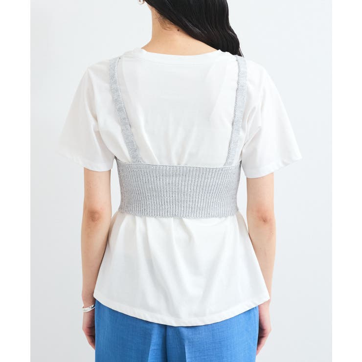 スパンコールニットビスチェ | VIS  | 詳細画像12 