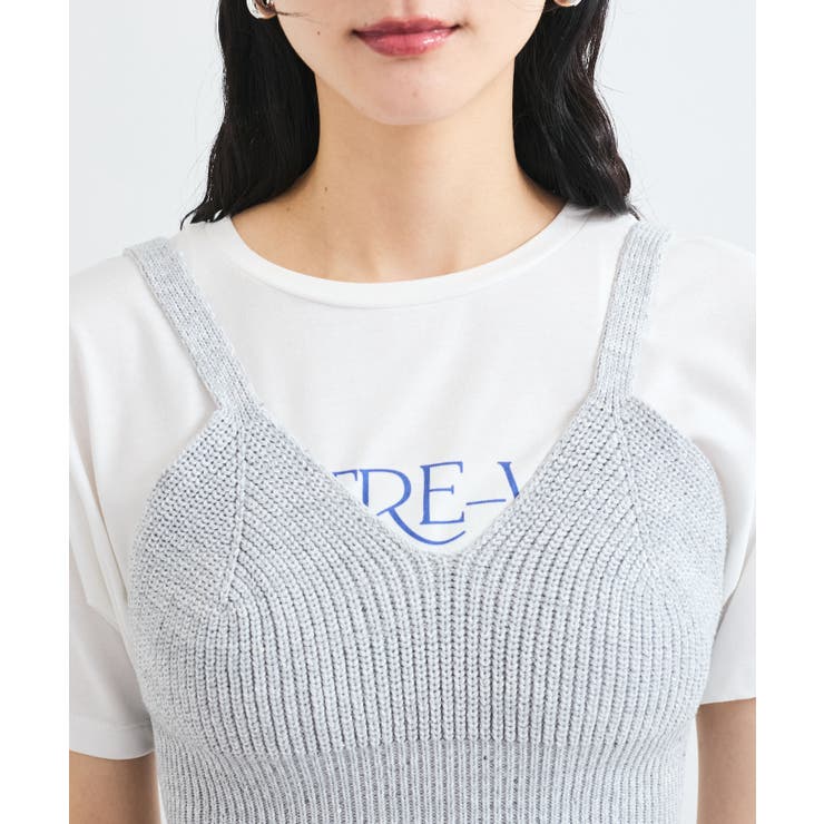 スパンコールニットビスチェ | VIS  | 詳細画像13 