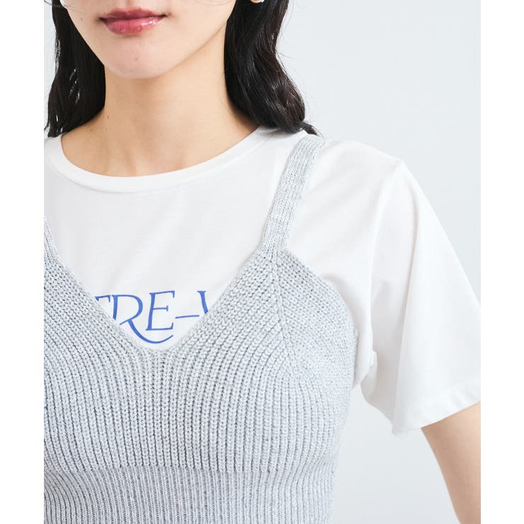 スパンコールニットビスチェ | VIS  | 詳細画像14 