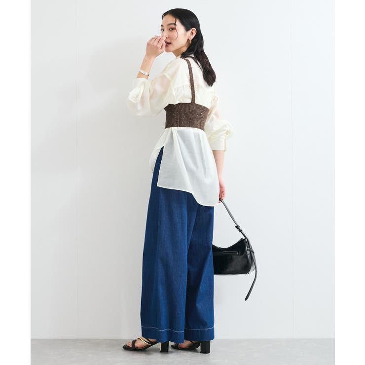 スパンコールニットビスチェ | VIS  | 詳細画像3 