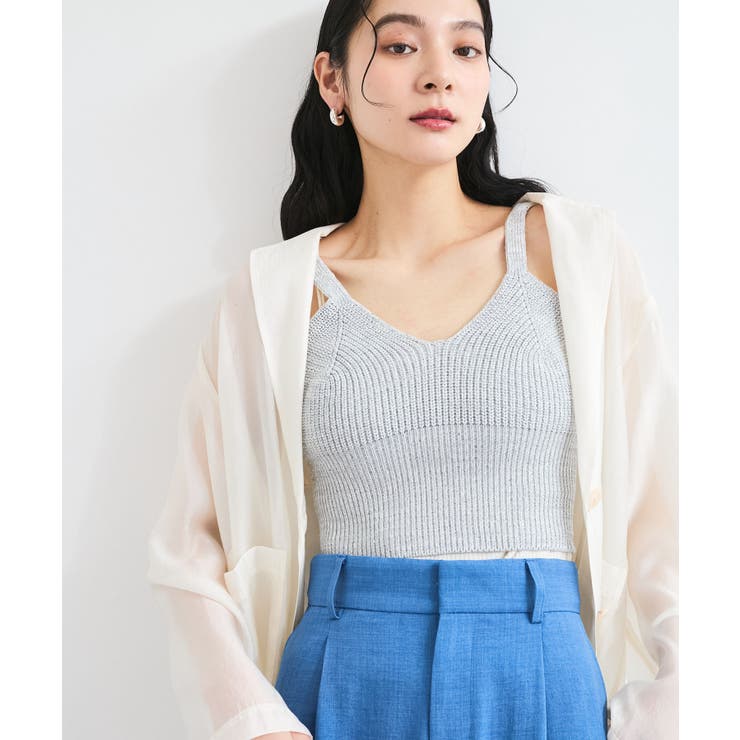 スパンコールニットビスチェ | VIS  | 詳細画像9 