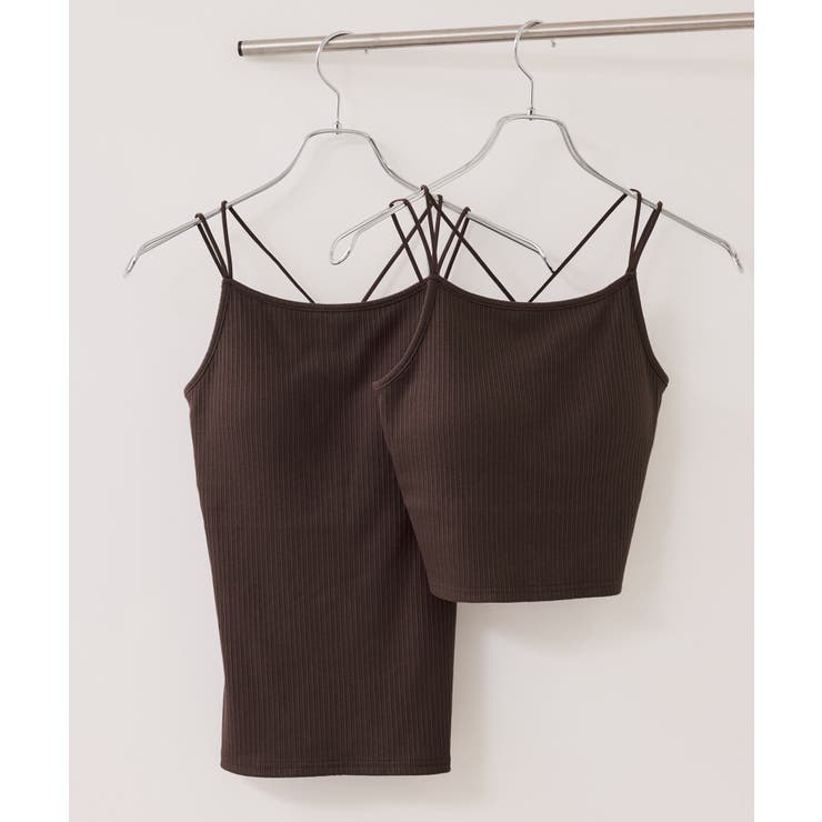 カップ付きアメスリキャミソール/着丈が選べる | VIS  | 詳細画像11 