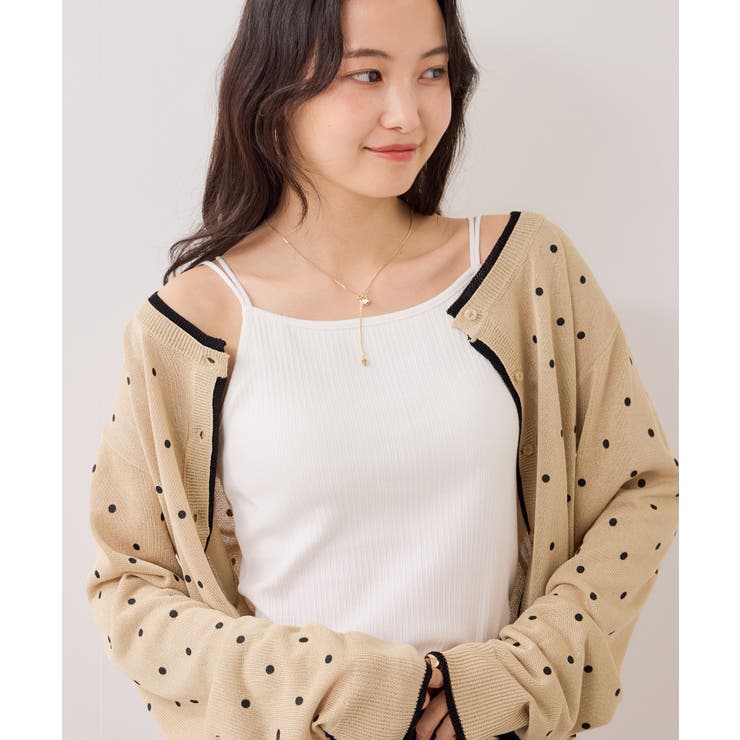 カップ付きアメスリキャミソール/着丈が選べる | VIS  | 詳細画像2 