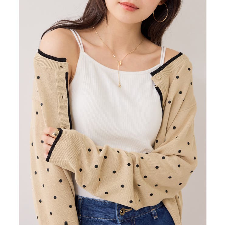 カップ付きアメスリキャミソール/着丈が選べる | VIS  | 詳細画像3 