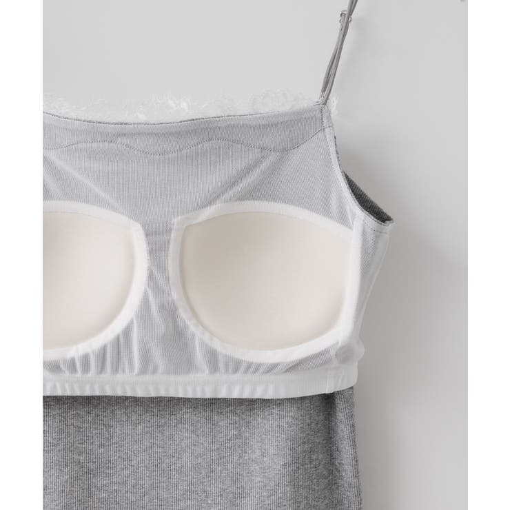 カップ付きレーステレコキャミソール | VIS  | 詳細画像16 