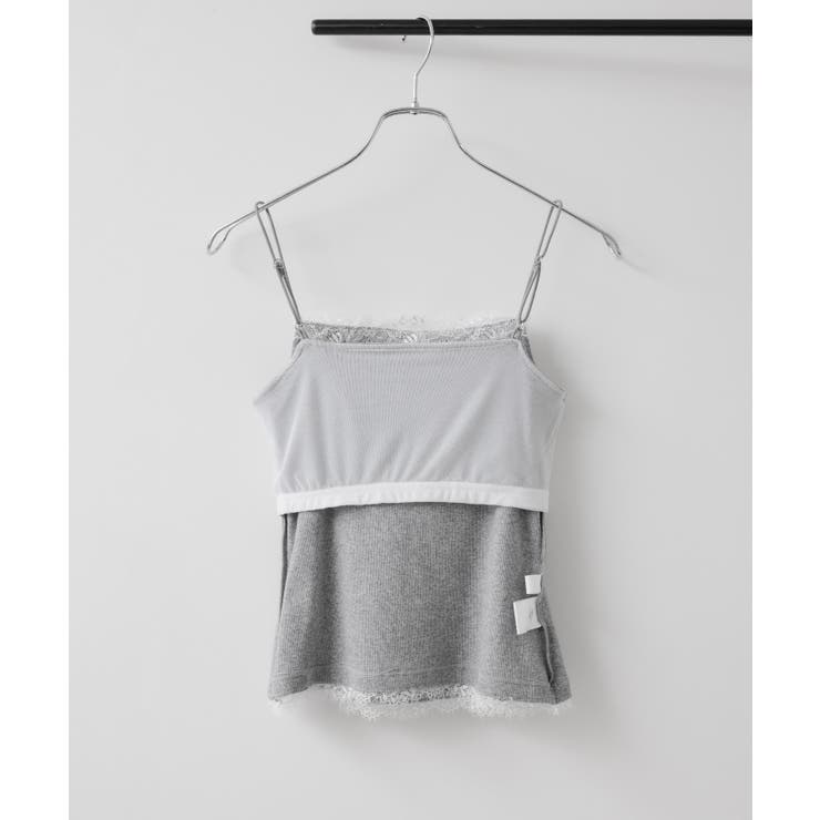 カップ付きレーステレコキャミソール | VIS  | 詳細画像17 