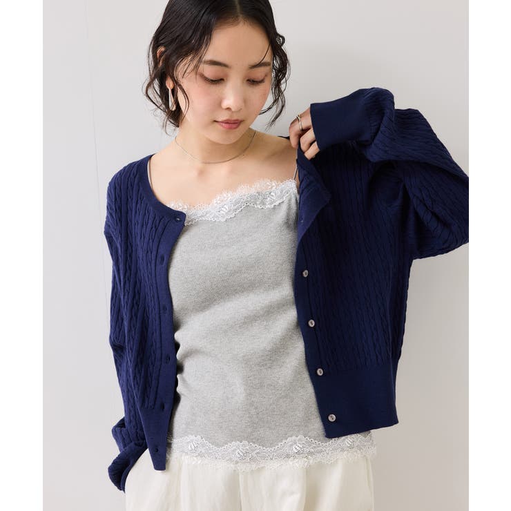 カップ付きレーステレコキャミソール | VIS  | 詳細画像2 