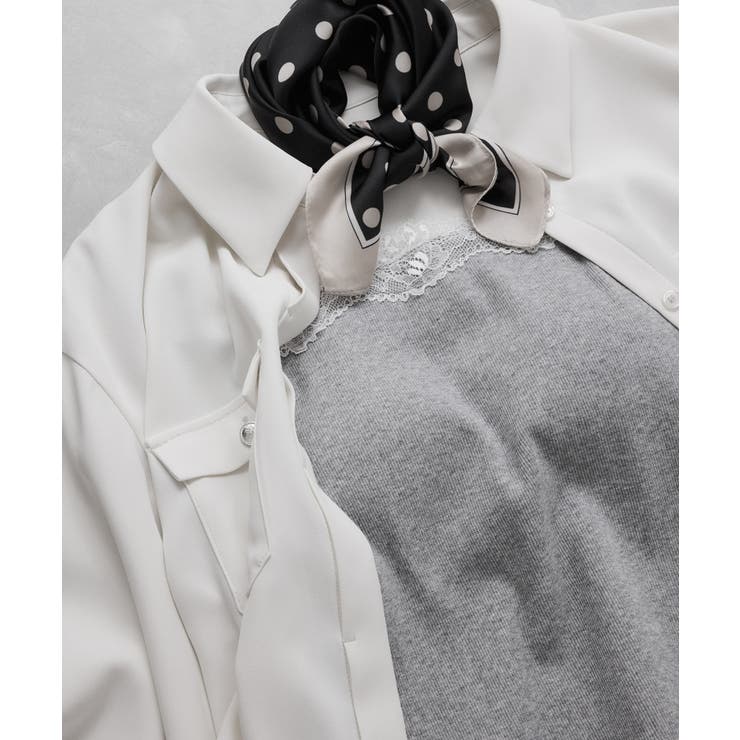 カップ付きレーステレコキャミソール | VIS  | 詳細画像4 