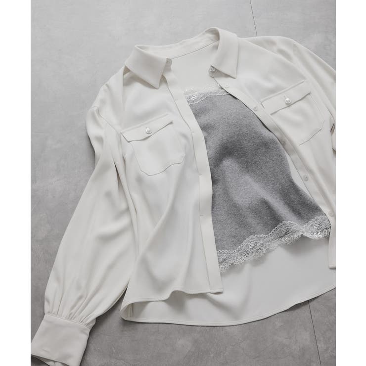 カップ付きレーステレコキャミソール | VIS  | 詳細画像9 