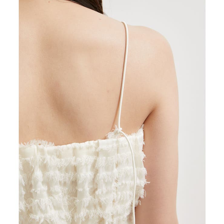 【洗える】フリンジジャガードビスチェ | VIS  | 詳細画像19 